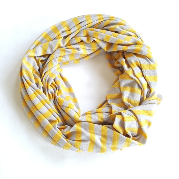 GAP Accessories - Gap || Stripe Scarf yellow + gray